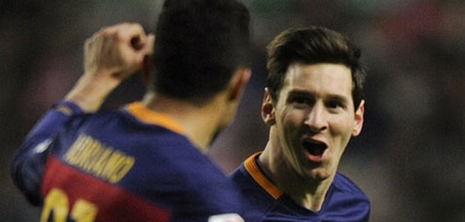 Messi lập kỷ lục, Barca thắng dễ Gijon