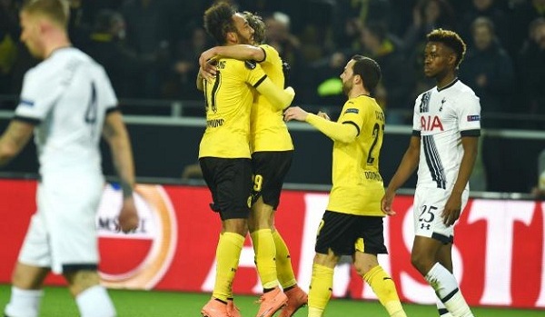 Kết quả trận đấu giữa Tottenham vs Dortmund - vòng 1/8 Europa League