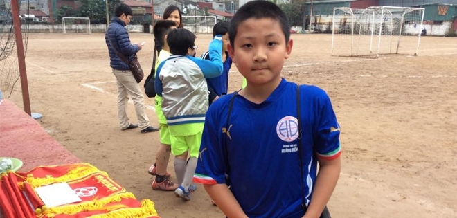 Cầu thủ nhí Hoàng Tích Nam: Thành công nhờ tập luyện chăm chỉ