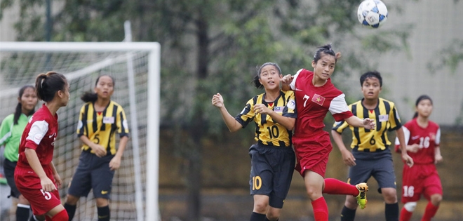 ĐT U14 nữ Việt Nam đặt mục tiêu cao tại Giải châu Á 2016
