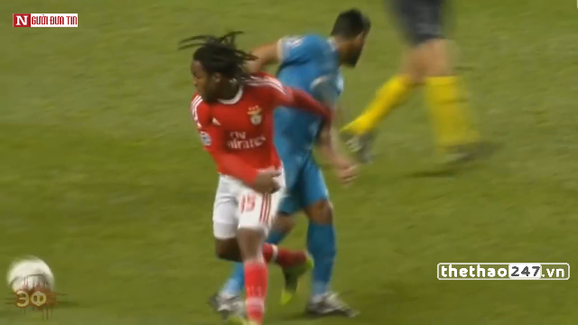 VIDEO: Pha tranh bóng khiến Hulk ngỡ ngàng của Renato Sanches