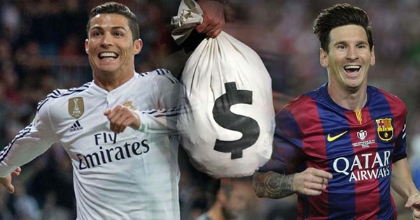 Ronaldo vượt Messi về khoản kiếm tiền