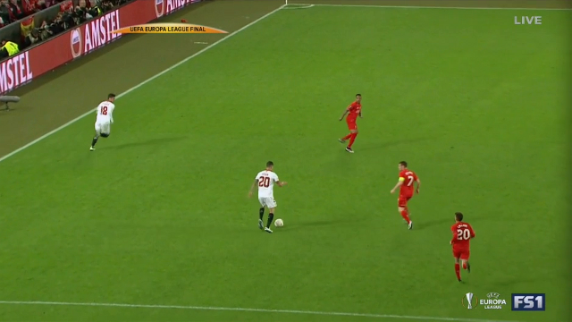 VIDEO: Màn phối hợp ghi bàn ấn tượng của Sevilla trước Liverpool