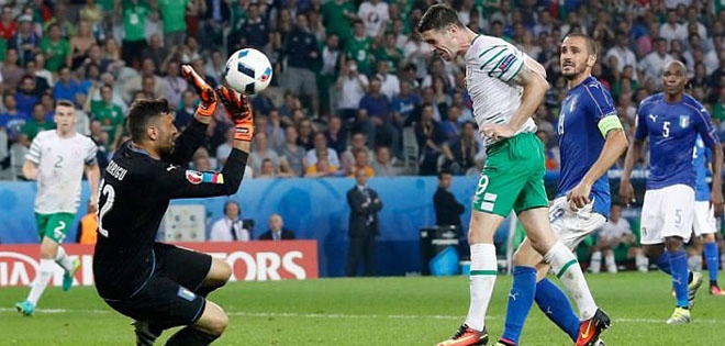 Đánh bại Italia, CH Ireland vào vòng 1/8 EURO 2016