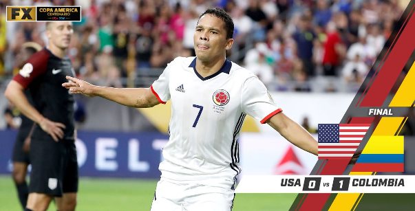 Video bàn thắng: Mỹ 0-1 Colombia (Tranh HCĐ Copa America 2016)