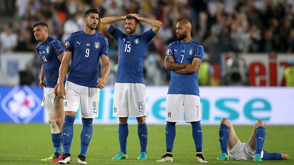 Italia lập kỷ lục buồn sau thất bại trước người Đức