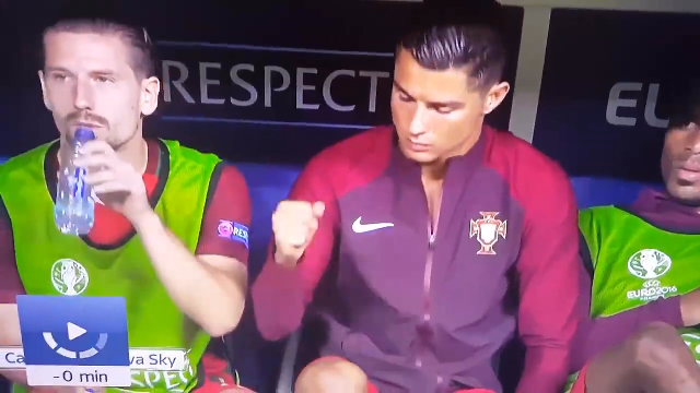 Ronaldo và đoạn video không được công bố trên truyền hình trong trận chung kết EURO 2016