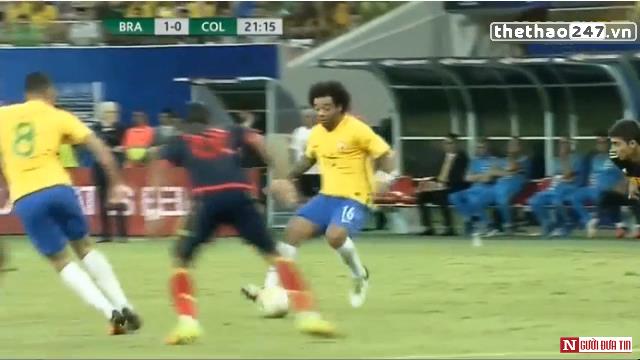 VIDEO: Marcelo trổ tài xoay compa dứt điểm như Zidane