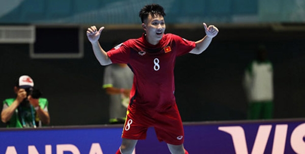 Minh Trí dẫn đầu danh sách Vua phá lưới FIFA Futsal World Cup 2016