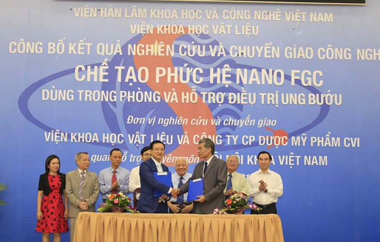 Việt Nam chế tạo thành công phức hệ Nano FGC hỗ trợ điều trị ung bướu