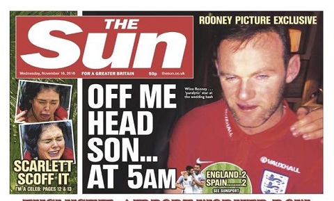 Lùm xùm ĐT Anh: Rooney bị tước băng đội trưởng, 10 tuyển thủ ‘ra rìa’?