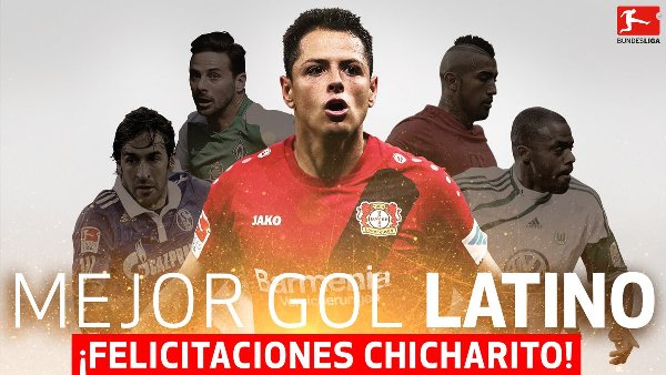 VIDEO: Chicharito được bình chọn 'bàn thắng latin' đẹp nhất lịch sử Bundesliga