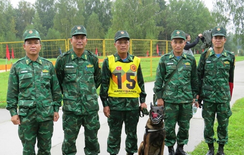 ĐT Huấn luyện chó nghiệp vụ giành kết quả đáng khen tại Army Games 2020