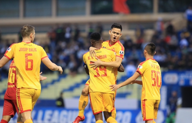 Highlights Thanh Hóa 1-1 SLNA (Vòng 4 GĐ 2 V-League 2020)