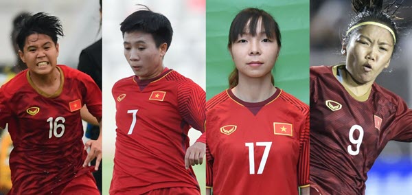 AFC gọi tên 4 ‘người hùng’ của tuyển nữ Việt Nam