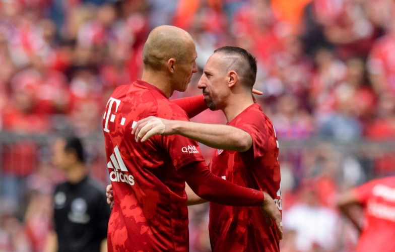 Ribery và Robben nghẹn ngào trong ngày chia tay Bayern Munich