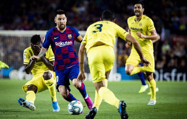 Messi đá chính, Barca vất vả đánh bại 'Tàu ngầm vàng'