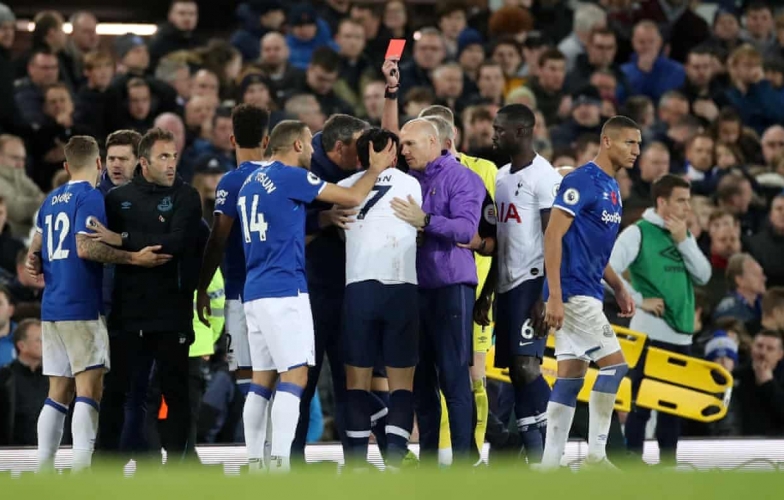 Son bị đuổi, Everton hòa Tottenham trong trận cầu hơn 100 phút