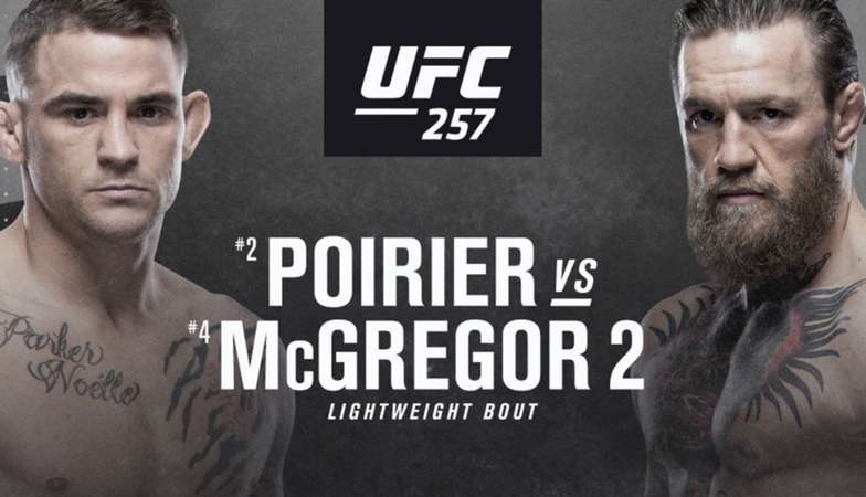 Lịch thi đấu UFC 257: McGregor tái xuất