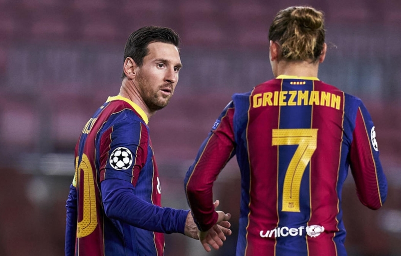 Griezmann lên tiếng về hợp đồng của Messi