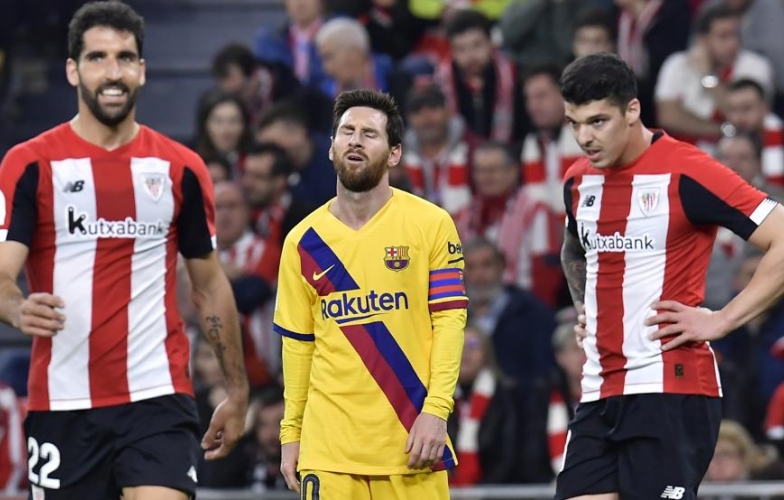 Nối gót Real, Barca thua đau đớn Bilbao