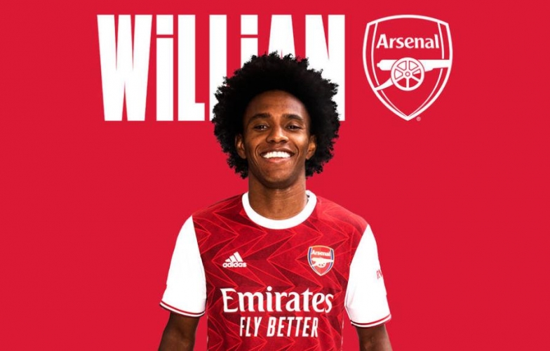 CHÍNH THỨC: Willian gia nhập Arsenal