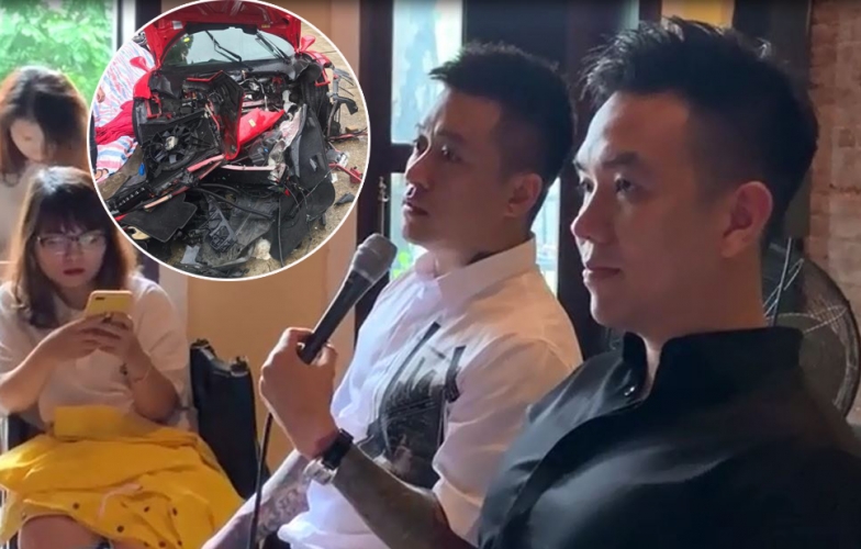 Ca sĩ Tuấn Hưng: Có 2 may mắn trong vụ Ferrari gặp tai nạn