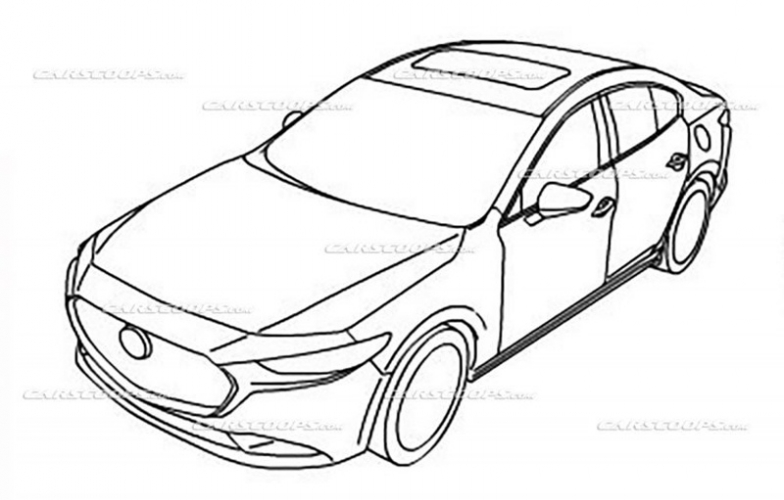 Phác thảo chính thức Mazda 3 2019: thiết kế như xe Châu Âu
