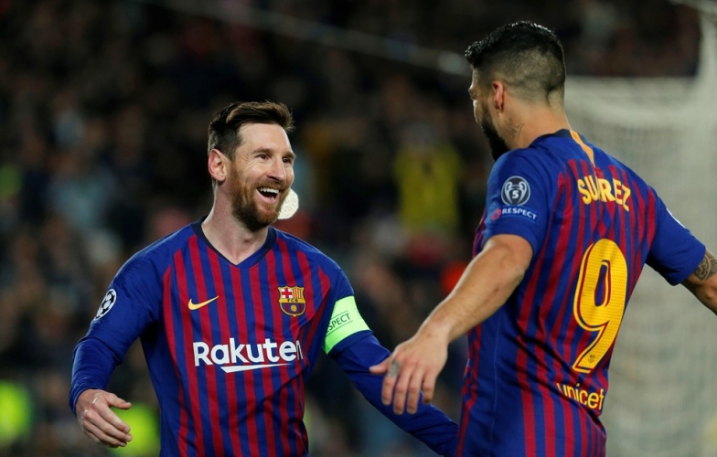 Messi rực sáng, Barca dễ dàng vào tứ kết Champions League