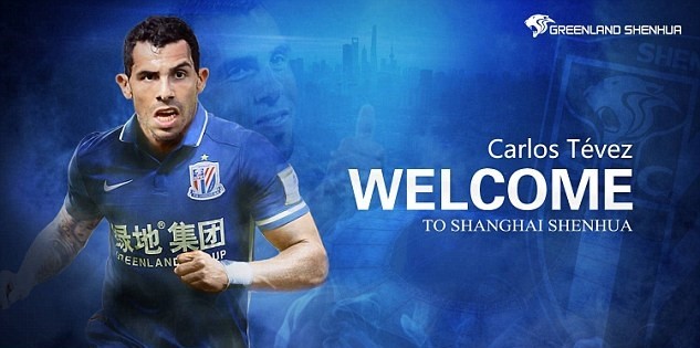 Tevez chính thức nhận lương cao nhất lịch sử bóng đá