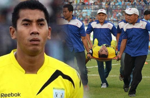 Thủ môn Indonesia chết vì va chạm giữa trận