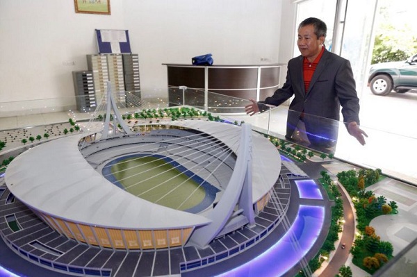 Nước láng giềng Việt Nam xây sân vận động lớn thứ 2 Châu Á