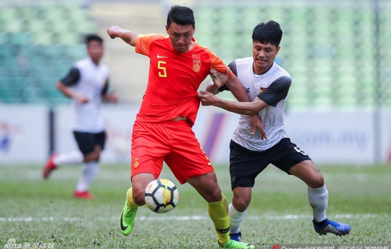 U23 Trung Quốc thắng áp đảo U23 Lào tại VL U23 Châu Á 2020