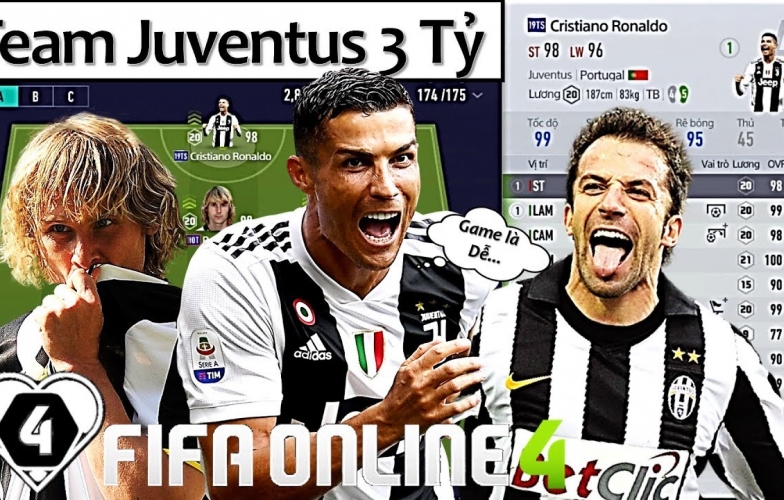 Xây dựng và trải nghiệm team color Juventus trong FIFA Online 4
