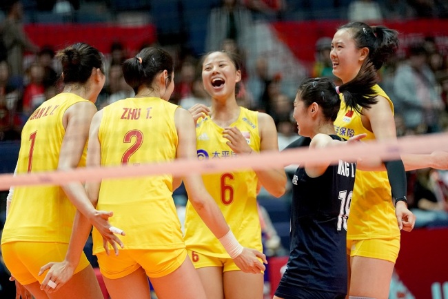 VIDEO: Trung Quốc 3-0 Mỹ (World Cup bóng chuyền nữ 2019)