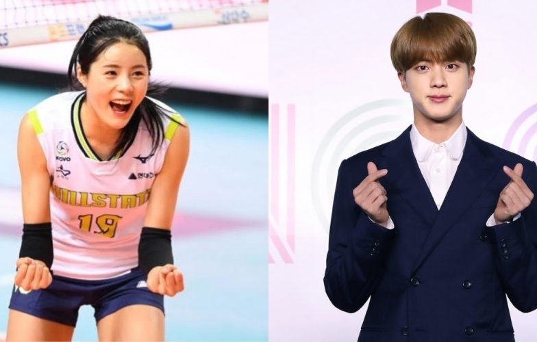 Nữ thần bóng chuyền Hàn Quốc tỏ tình với ca sĩ nhóm BTS