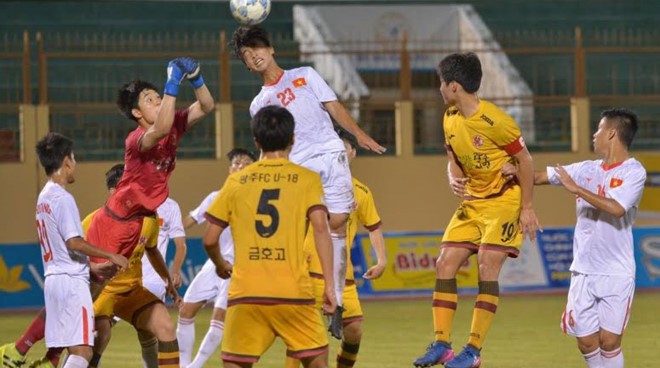 Highlights: U19 Việt Nam 0-1 U19 Gwangju (U19 quốc tế 2017)