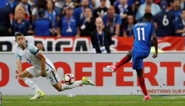 Video bàn thắng: Pháp 3-2- Anh (Giao hữu quốc tế)