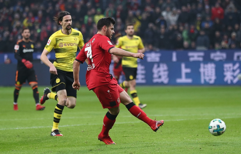 Highlights: Leverkusen 1-1 Dortmund (Vòng 14 - Bundesliga)