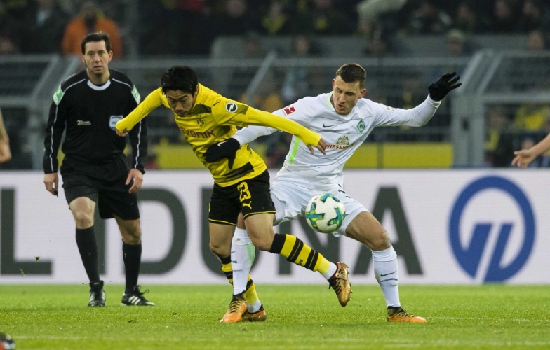 Highlights: Dortmund 1-2 Werder Bremen(Vòng 15 - Bundesliga)