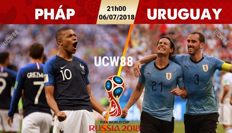 Soi kèo World Cup 2018 Pháp vs Uruguay, 21h00 ngày 6/7