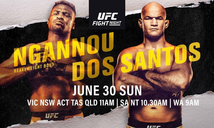 TRỰC TIẾP UFC Minneapolis: Francis Ngannou vs. Junior Dos Santos