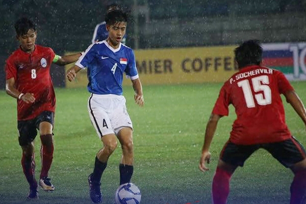 U18 Campuchia suýt gây bất ngờ trong trận cầu 8 bàn thắng