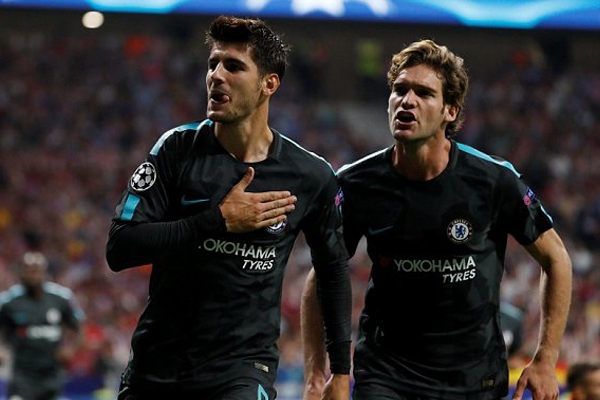 Morata lập công, Chelsea ngược dòng hạ Atletico Madrid
