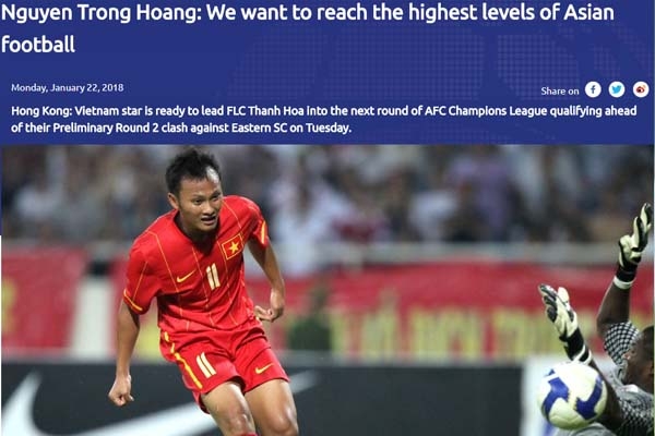 AFC phỏng vấn Trọng Hoàng: U23 VN có phải 'thế hệ vàng' của các bạn?