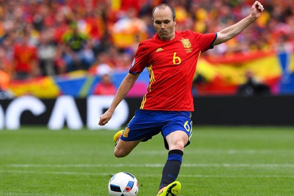 Iniesta – Linh hồn trong lối chơi của Tây Ban Nha tại World Cup 2018