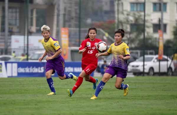 Hà Nội dội mưa gôn vào lưới Sơn La trận mở màn cúp Quốc gia nữ