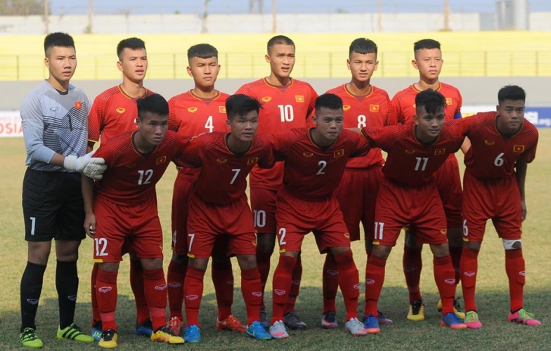 Chốt danh sách U16 Việt Nam dự giải châu Á 2018