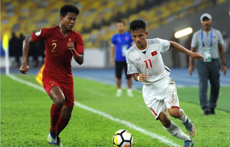 U15 Việt Nam thất bại trước Indonesia ngày ra quân giải ĐNÁ