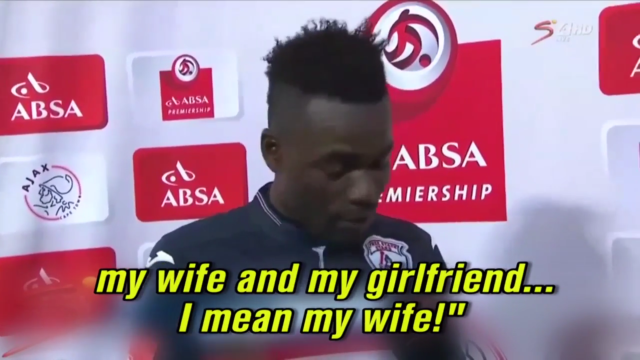 VIDEO: Cầu thủ lỡ cám ơn vợ và... bạn gái trên truyền hình